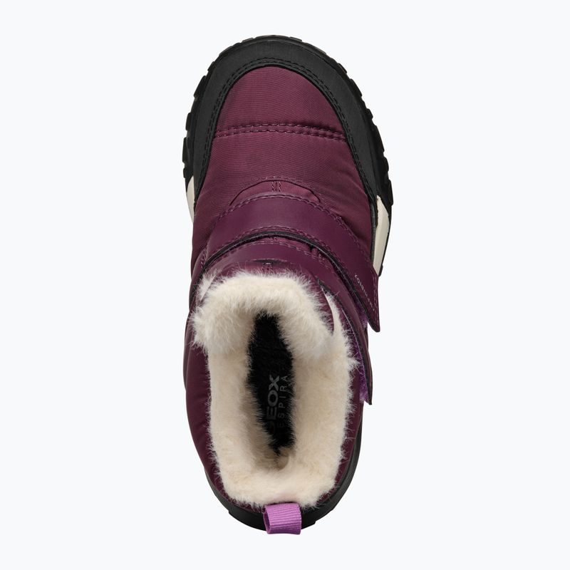 Geox Trekkyup ABX burgundy junior snow boots 11