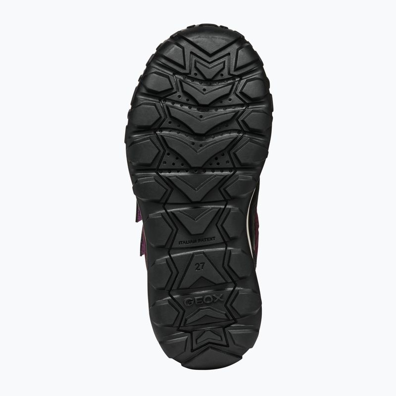 Geox Trekkyup ABX burgundy junior snow boots 12