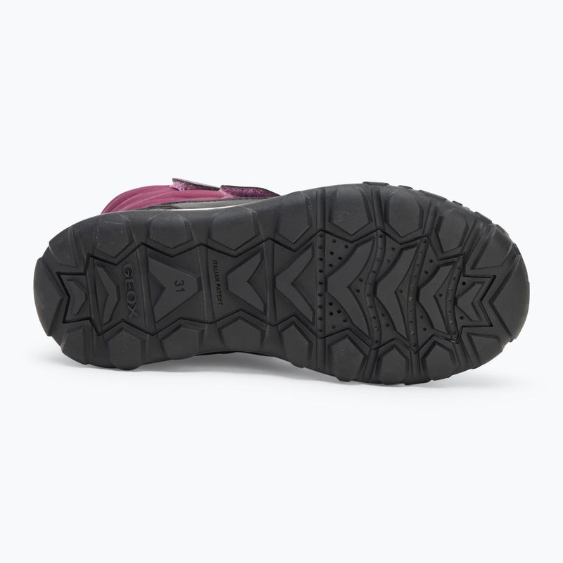 Geox Trekkyup ABX burgundy junior snow boots 4