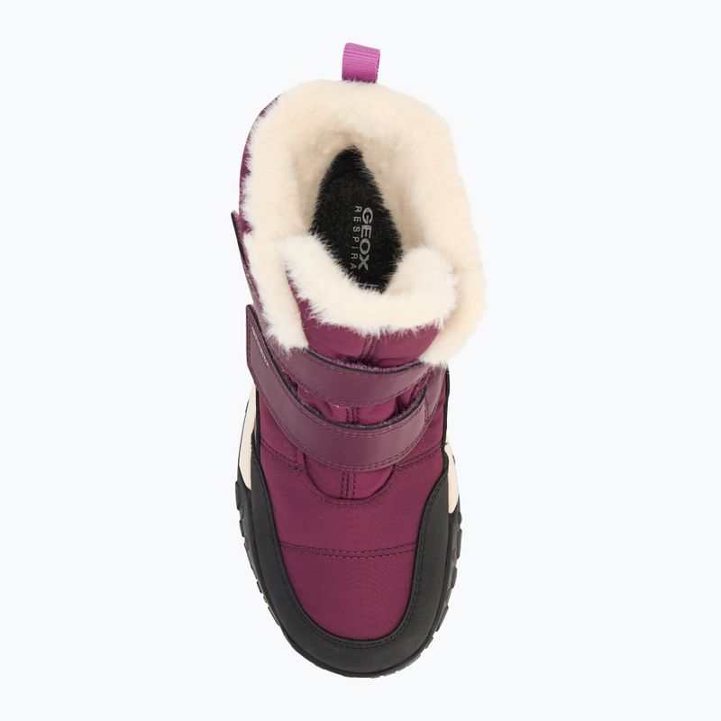 Geox Trekkyup ABX burgundy junior snow boots 5