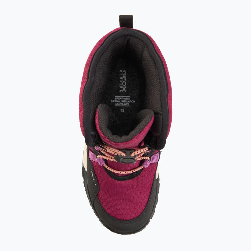 Geox Trekkyup ABX dark raspberry/black junior snow boots 5