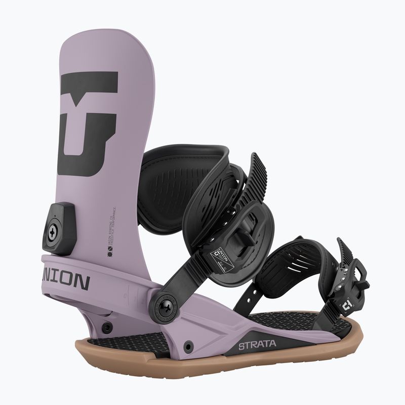 Men's snowboard bindings Union Strata grey violet 2