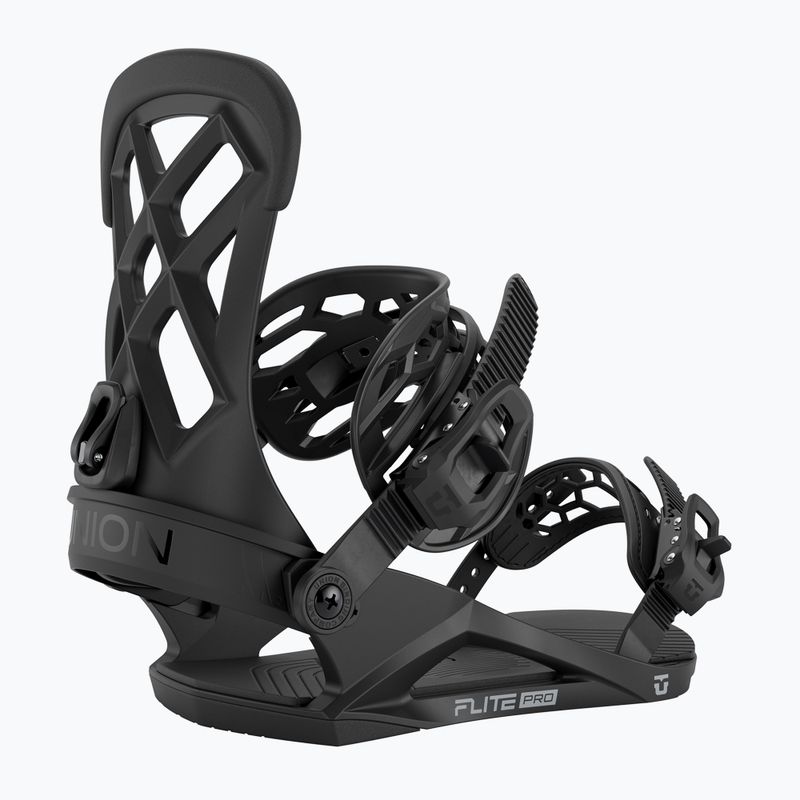 Men's snowboard bindings Union Flite Pro black 2