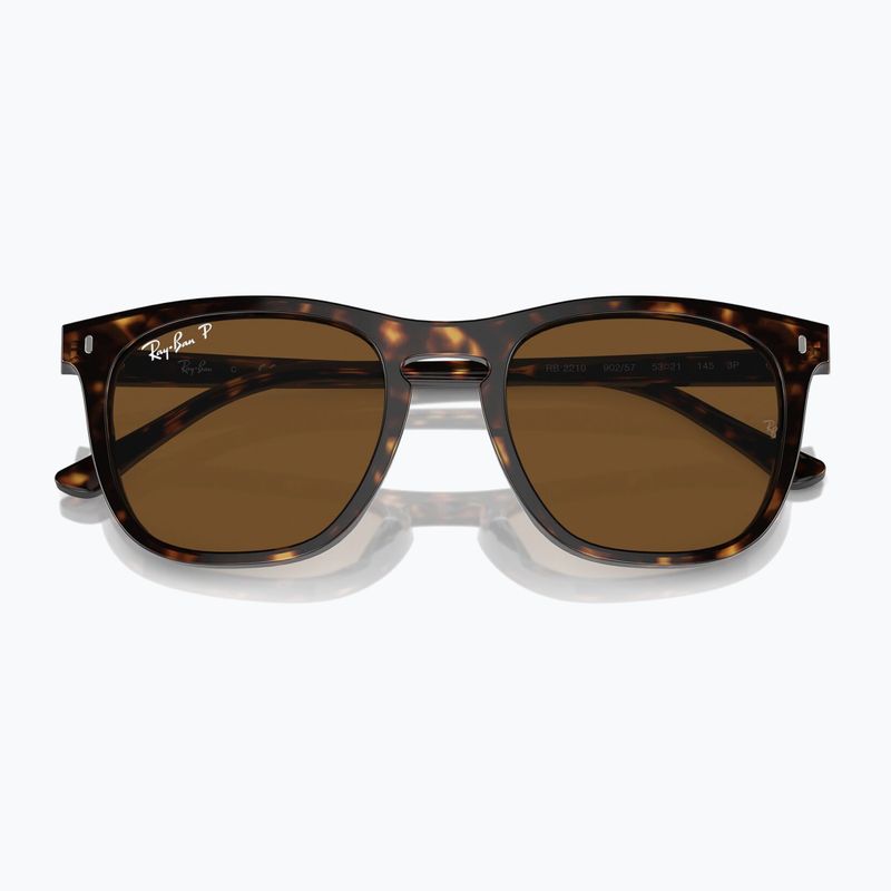 Sunglasses Ray-Ban RB2210 havana/brown polarized 3