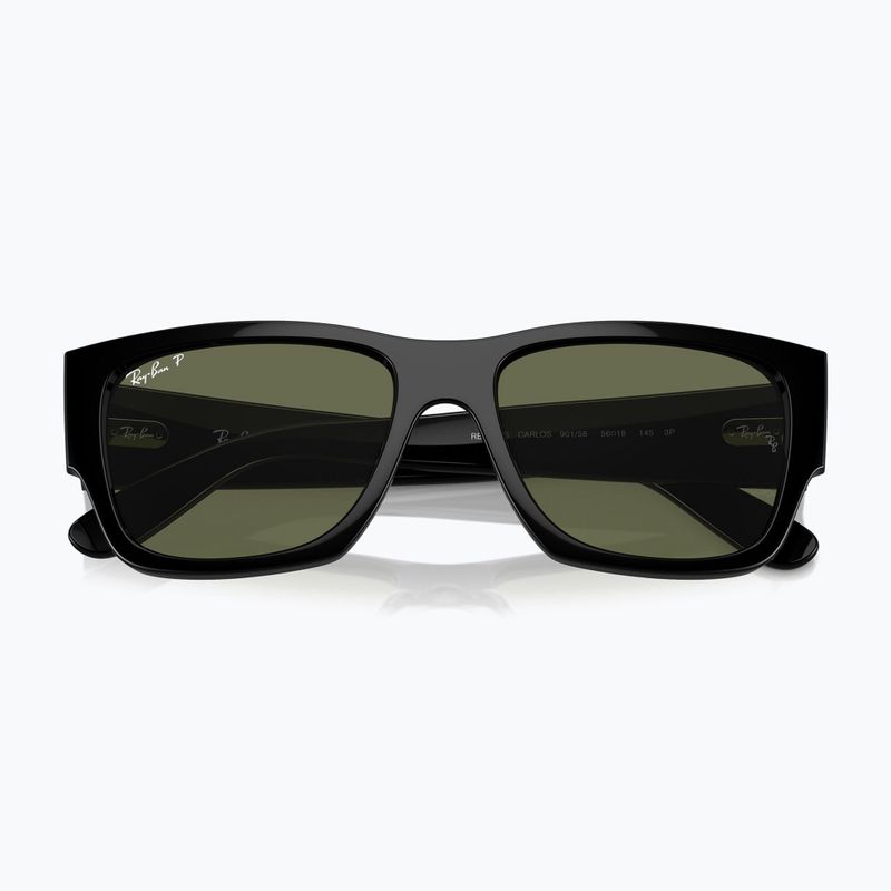 Sunglasses Ray-Ban Carlos black/green polarized 3
