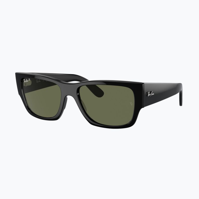 Sunglasses Ray-Ban Carlos black/green polarized 4