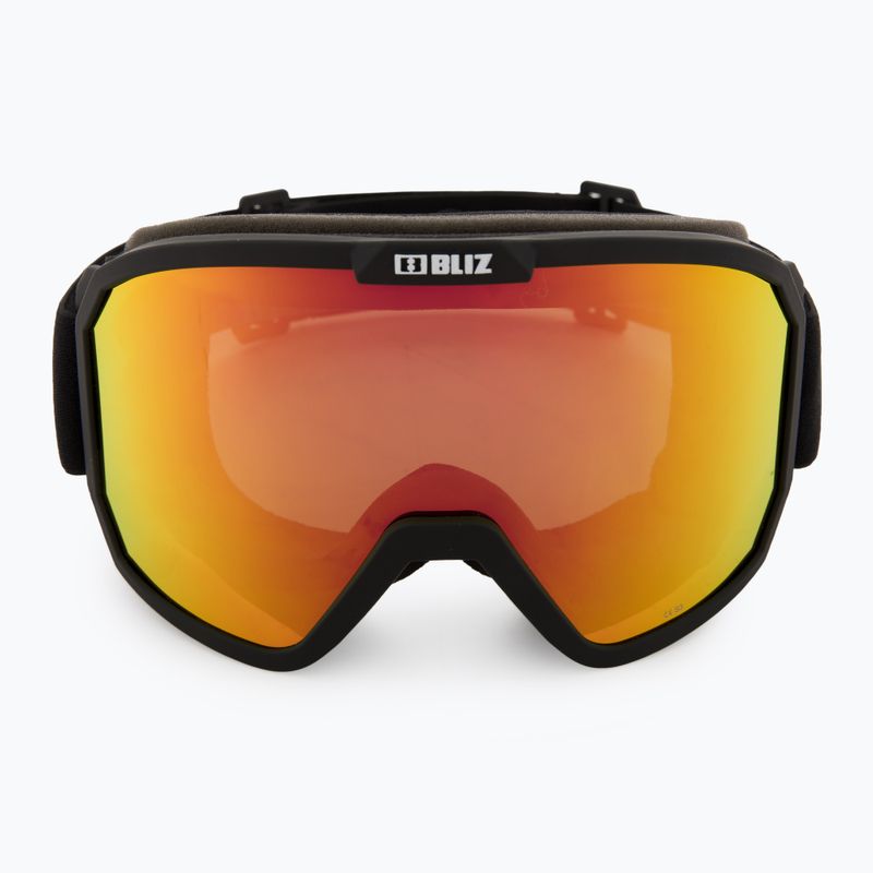 Bliz Rave matt black/brown red ski goggles 2