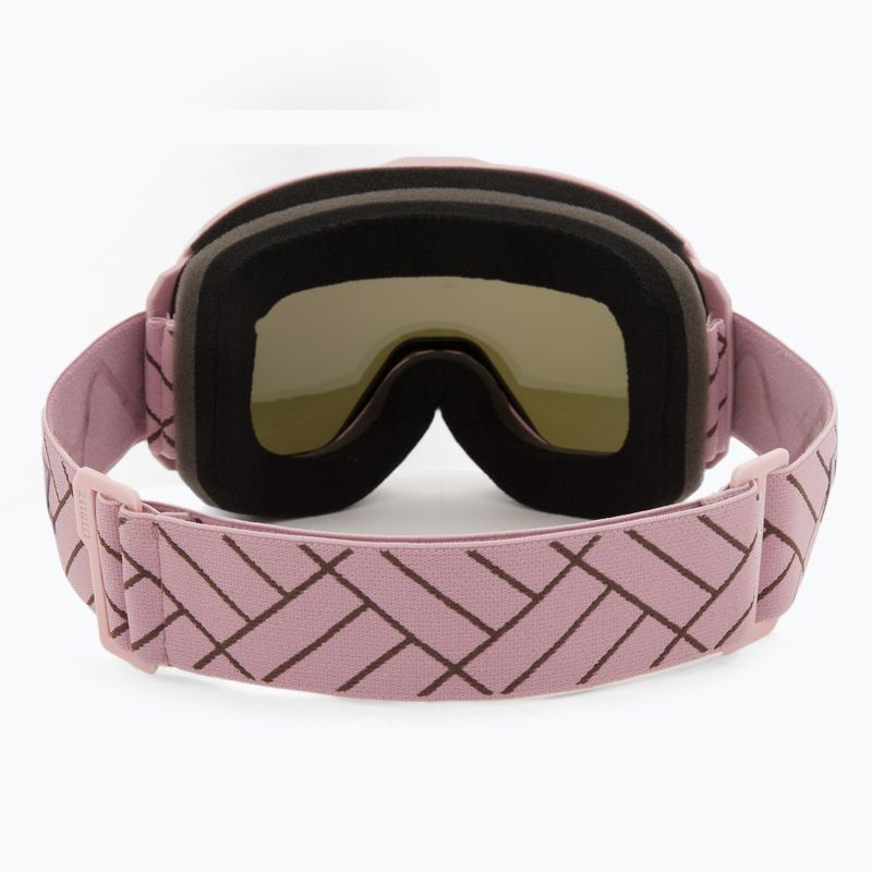 Bliz Rave matt pink/brown pink ski goggles 3
