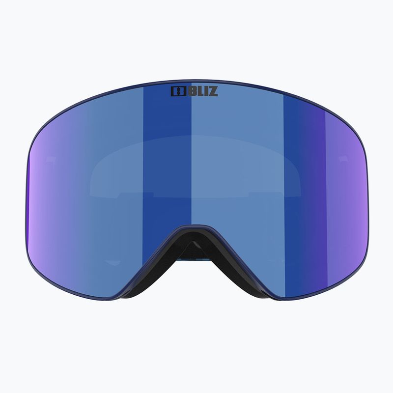 Bliz Flow matte blue/brown blue ski goggles 2