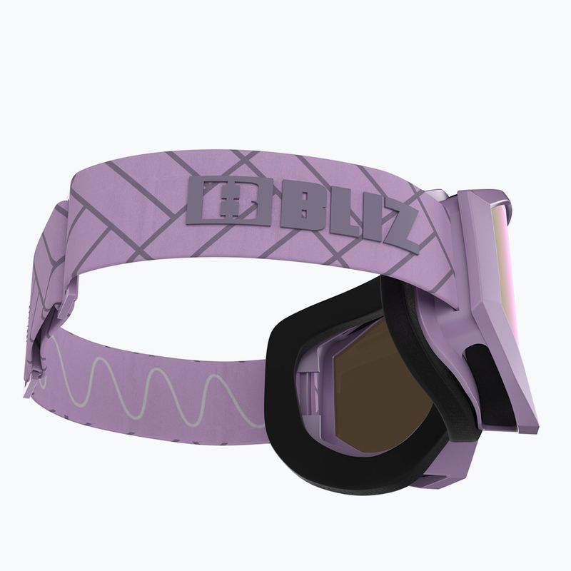 Bliz Liner matt purple/brown purple ski goggles 5