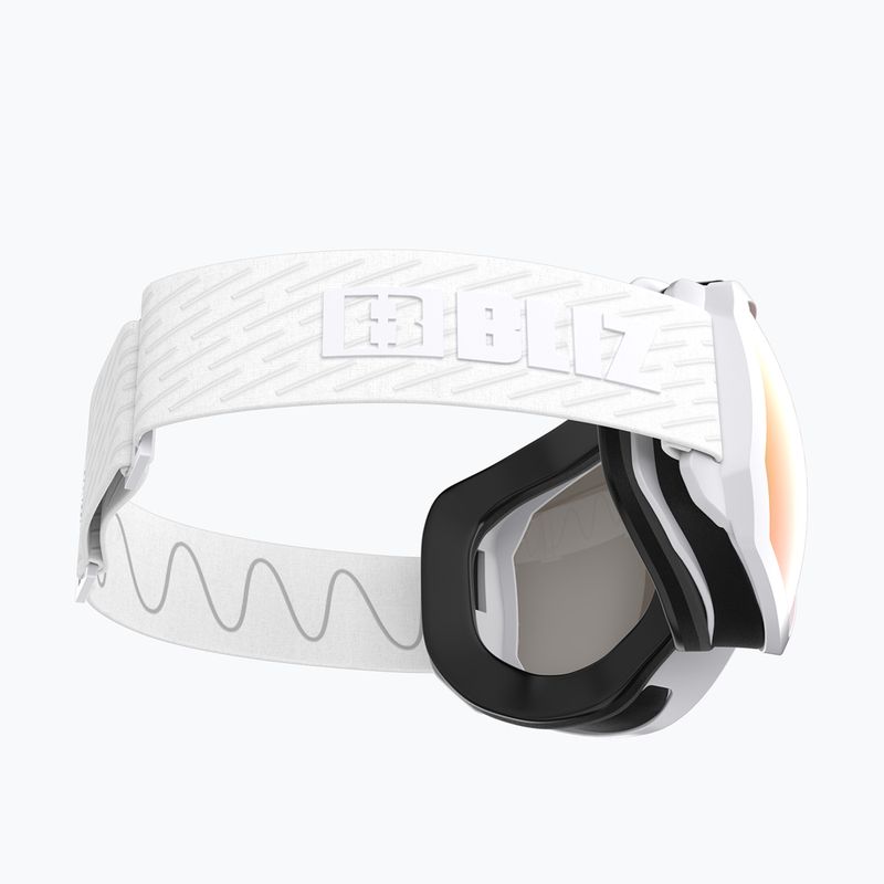 Bliz Charge OTG ski goggles matt white/brown red 5
