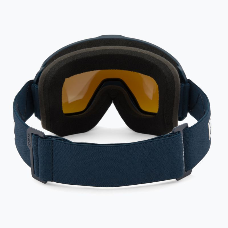Bliz Charge OTG matt dark blue/brown blue ski goggles 3