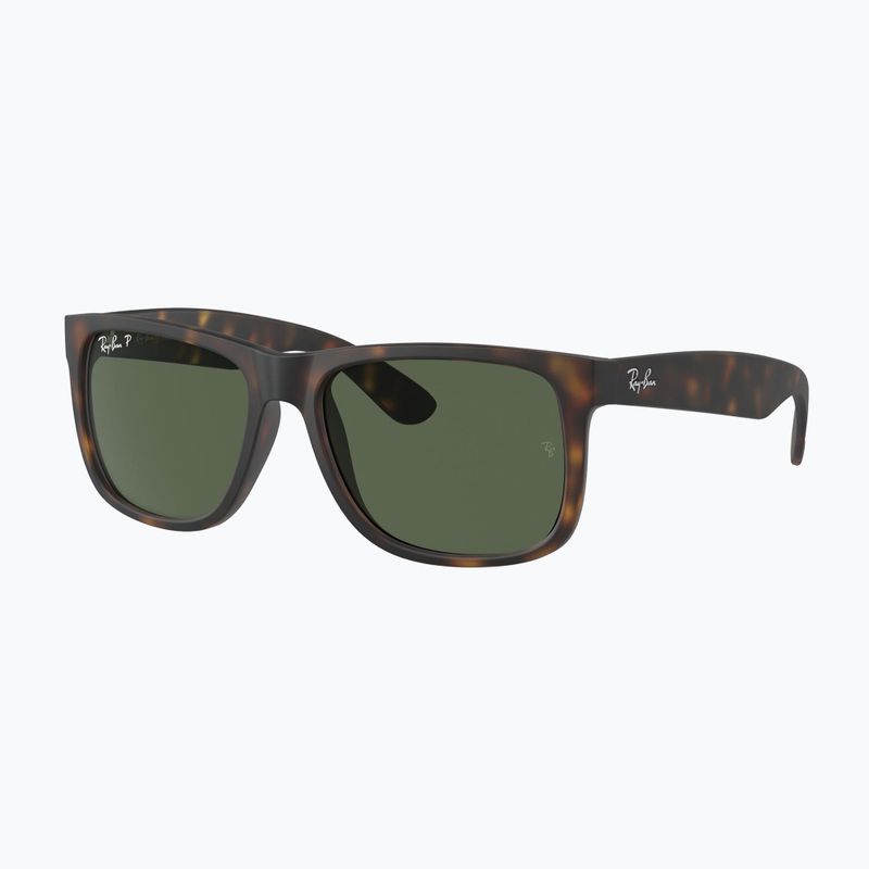 Sunglasses Ray-Ban Justin Classic havana/dark green polarized 4