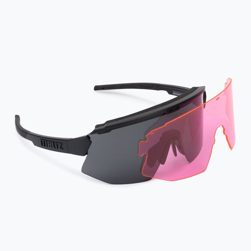 Bliz Breeze matt black/smoke/pink sunglasses 5