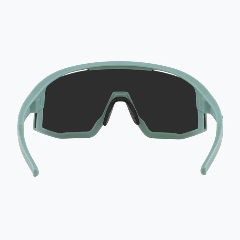Bliz Fusion matt green/smoke sunglasses in silver mirror 4