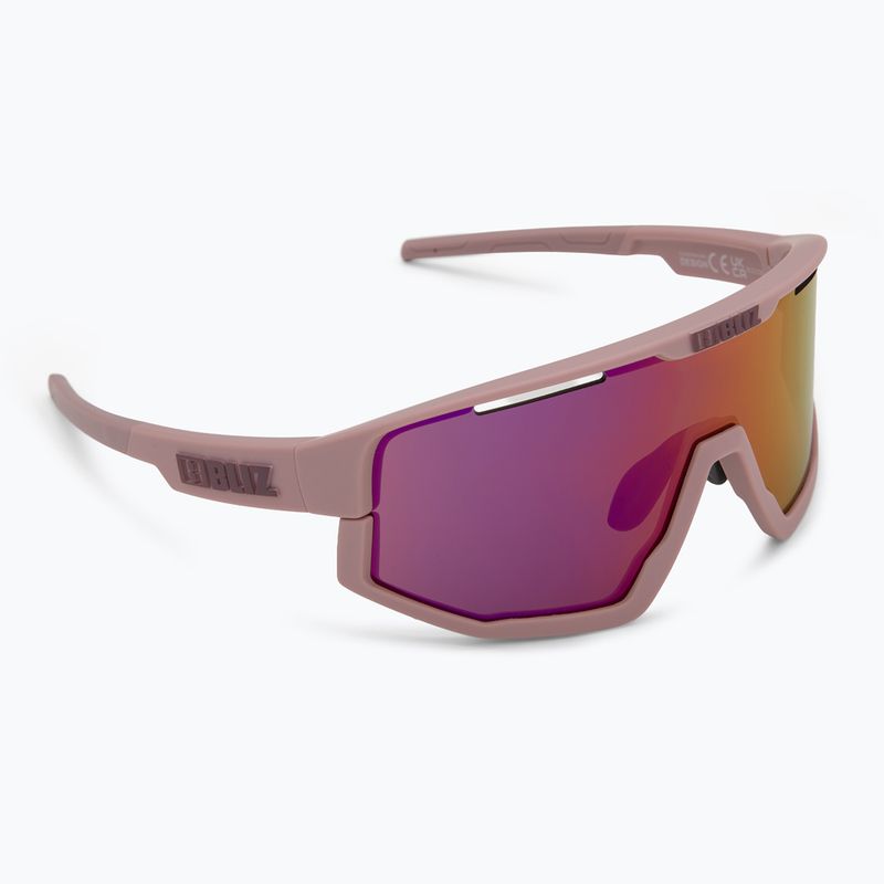 Bliz Fusion matt pink/brown w pink multi sunglasses 2