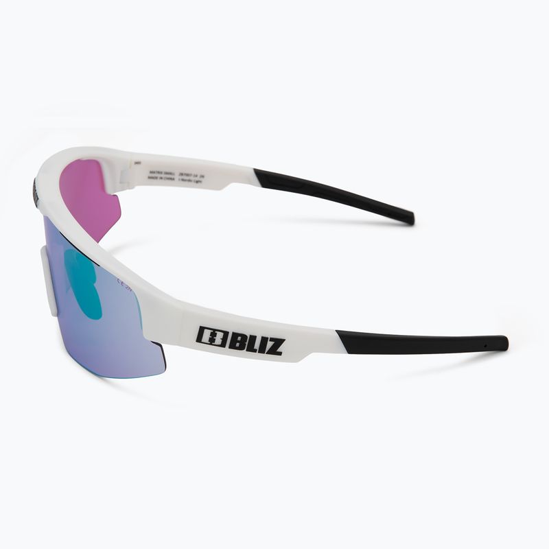 Bliz Matrix Small Nano Optics Nordic Light matt white/begonia/violet blue sunglasses 4
