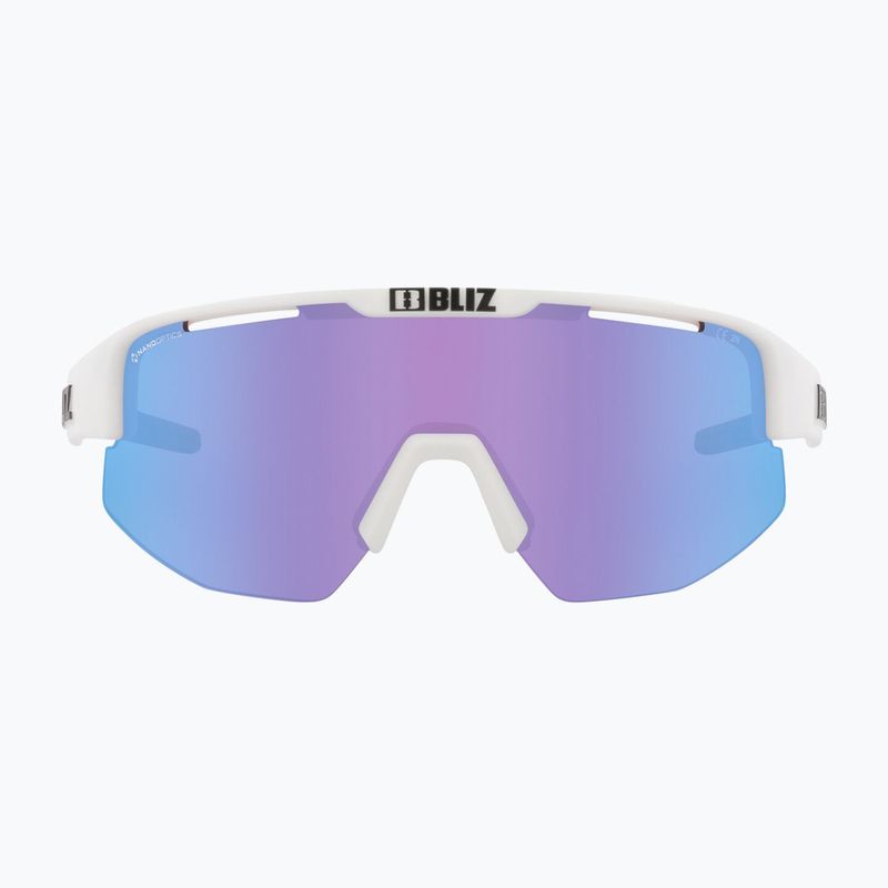 Bliz Matrix Small Nano Optics Nordic Light matt white/begonia/violet blue sunglasses 2