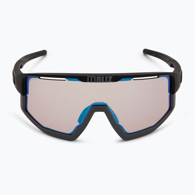 Bliz Fusion Small Nano Optics Nordic Light matt black/coral/orange blue sunglasses 4