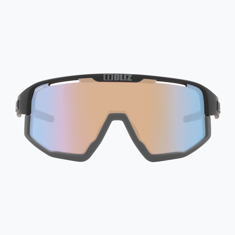 Bliz Fusion Small Nano Optics Nordic Light matt black/coral/orange blue sunglasses 2