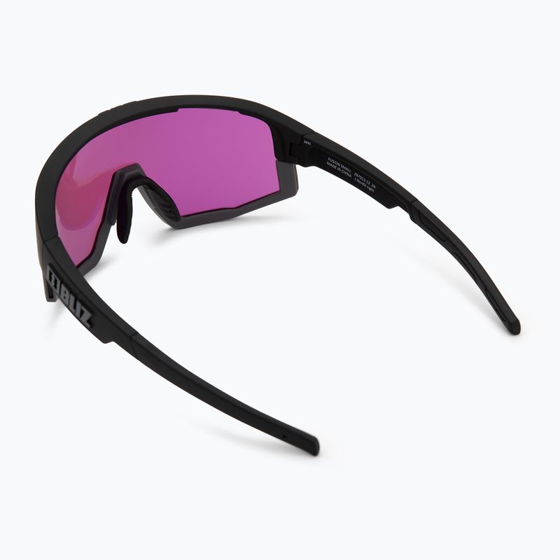 Bliz Fusion Small Nano Optics Nordic Light matt black/begonia/violet blue sunglasses 3