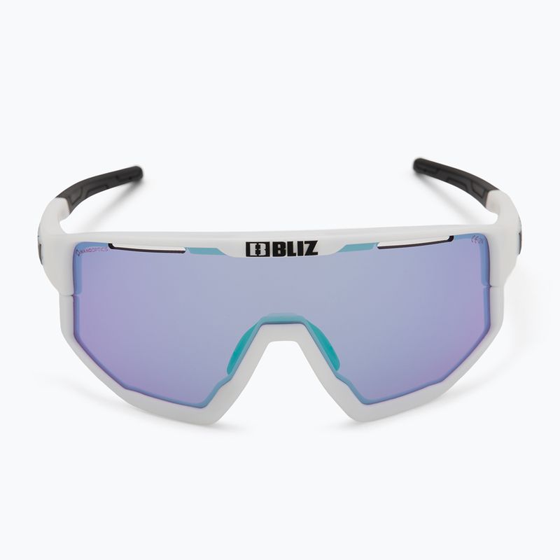 Bliz Fusion Small Nano Optics Nordic Light matt white/begonia/violet blue sunglasses 4