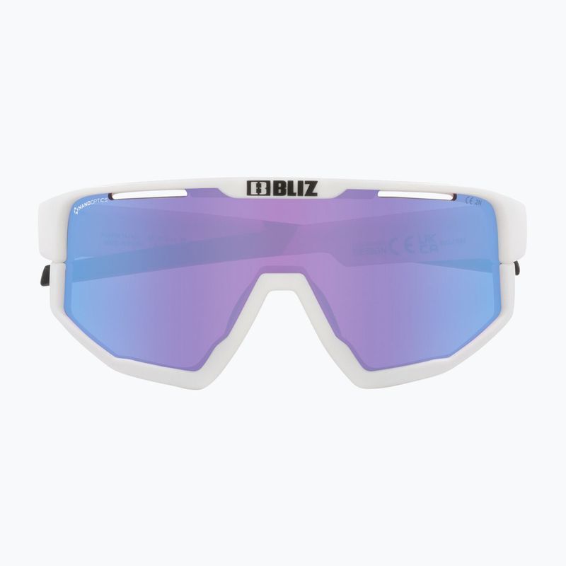Bliz Fusion Small Nano Optics Nordic Light matt white/begonia/violet blue sunglasses 2