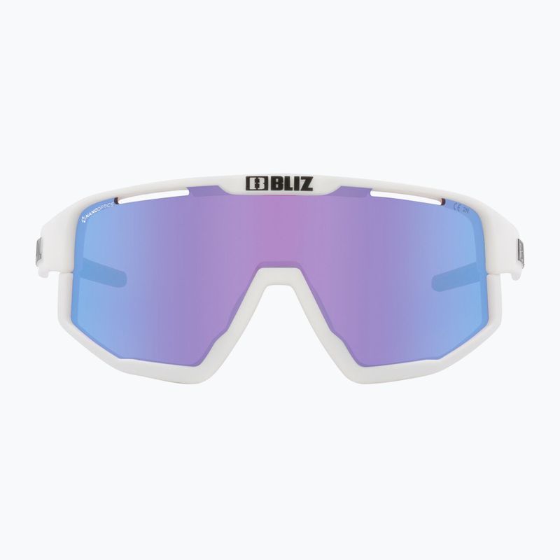 Bliz Fusion Small Nano Optics Nordic Light matt white/begonia/violet blue sunglasses 3