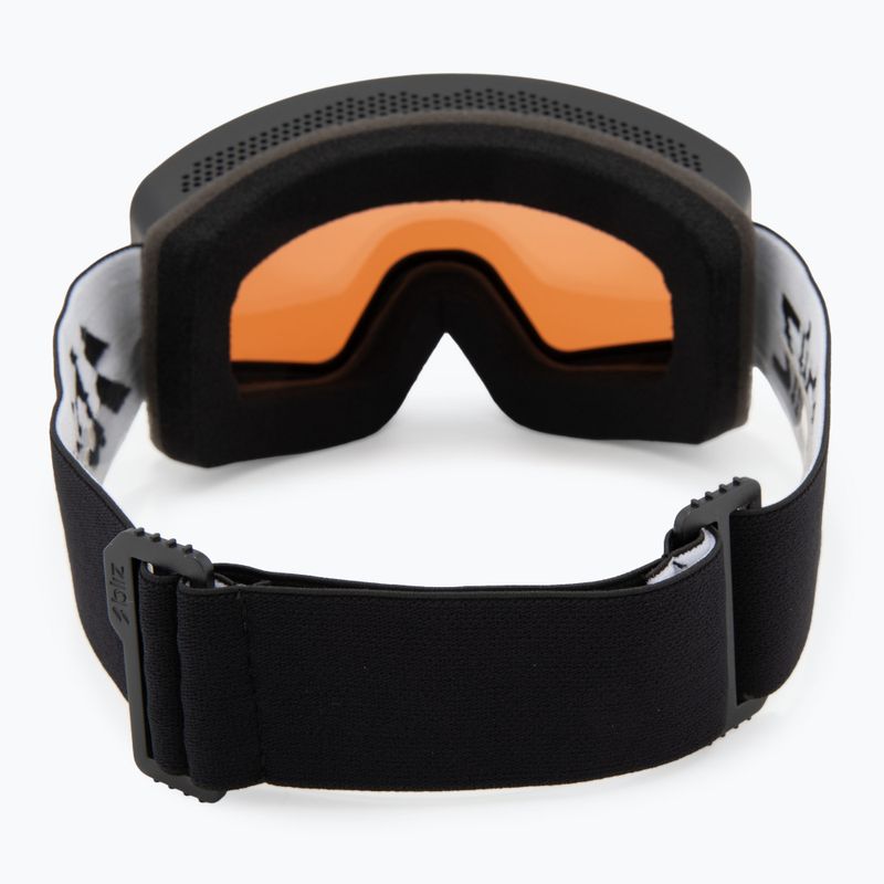 Ski goggles Bliz G001 matte black/orange/silver mirror 3