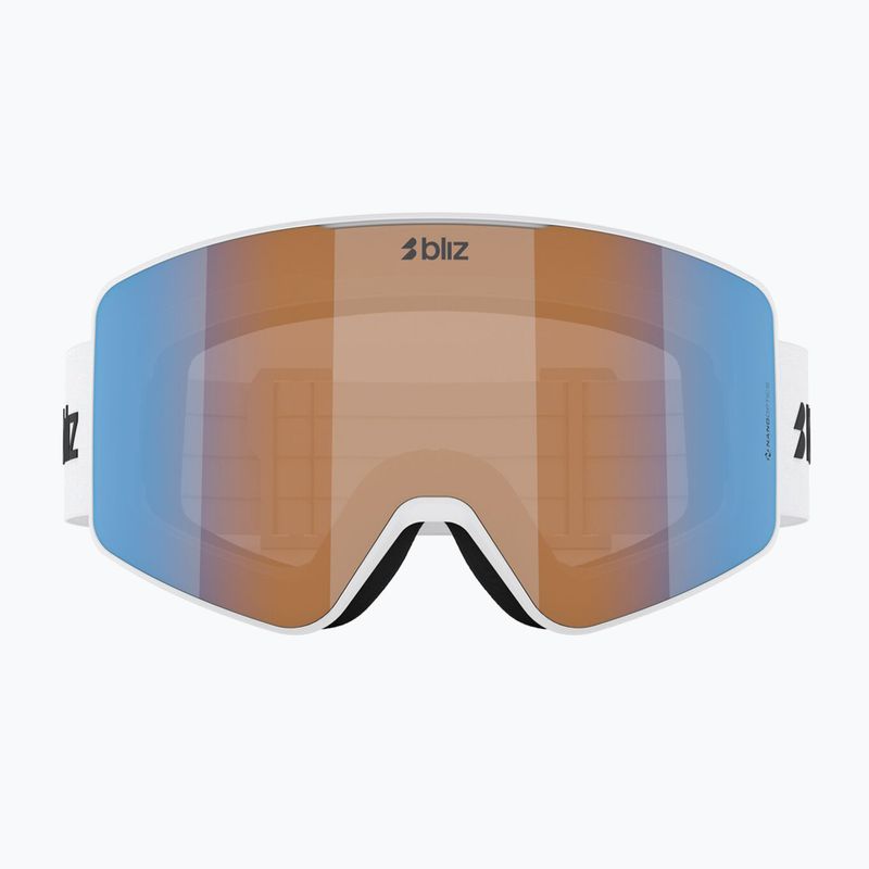 Ski goggles Bliz G001 matte white/non orange/blue multi 2