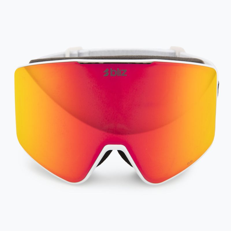 Ski goggles Bliz G001S matte white/brown/red multi 2