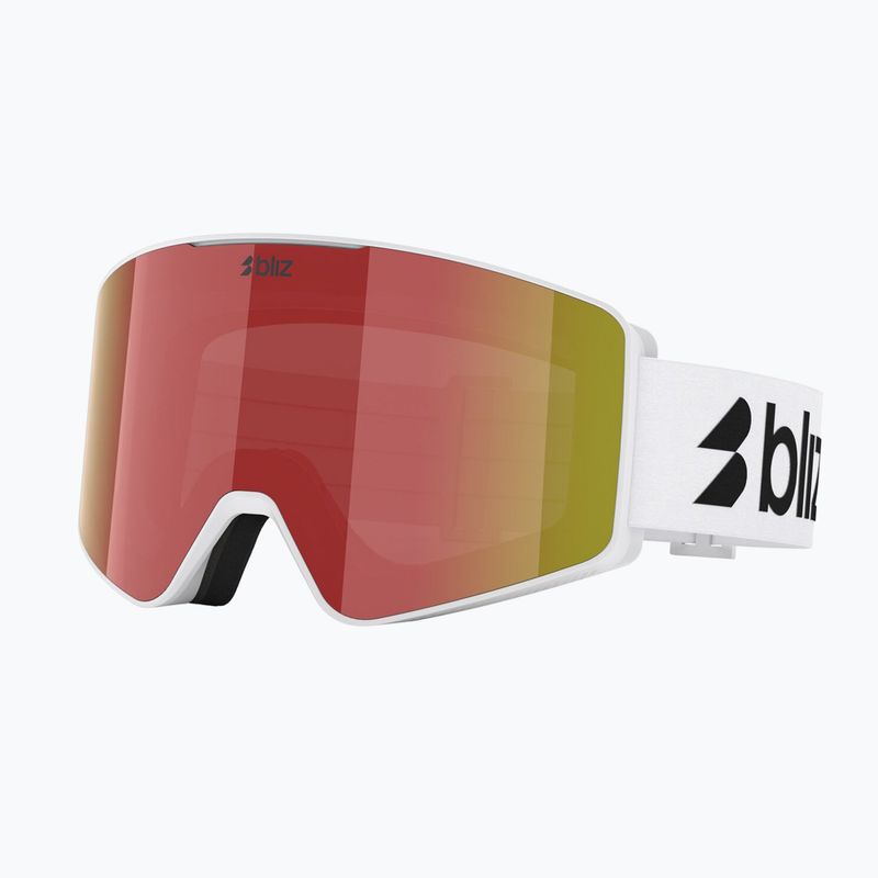 Ski goggles Bliz G001S matte white/brown/red multi 6