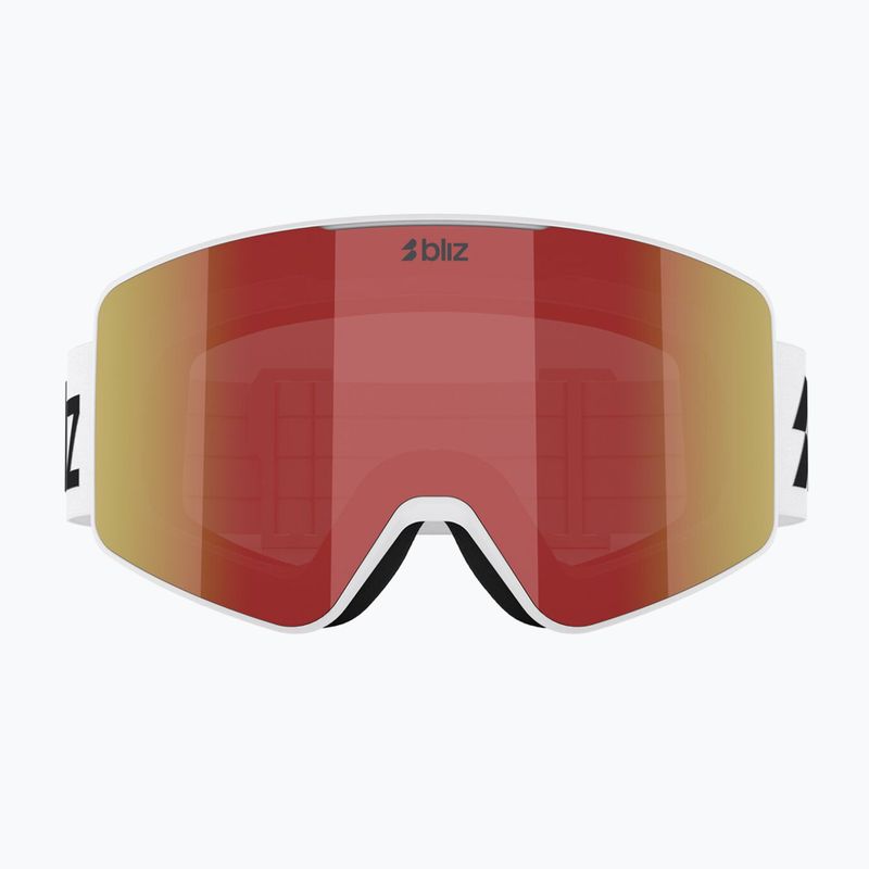 Ski goggles Bliz G001S matte white/brown/red multi 7