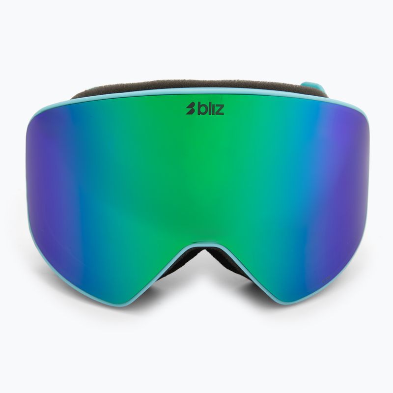 Ski goggles Bliz Flow matte turquoise/brown/green multi 2