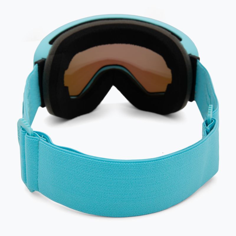 Ski goggles Bliz Flow matte turquoise/brown/green multi 3
