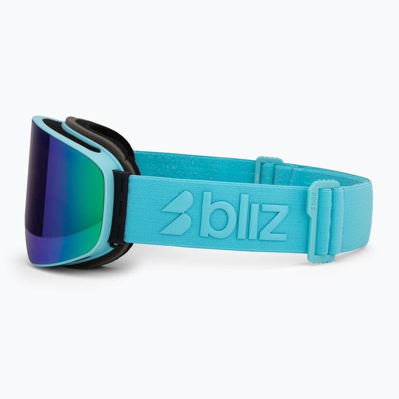 Ski goggles Bliz Flow matte turquoise/brown/green multi 4