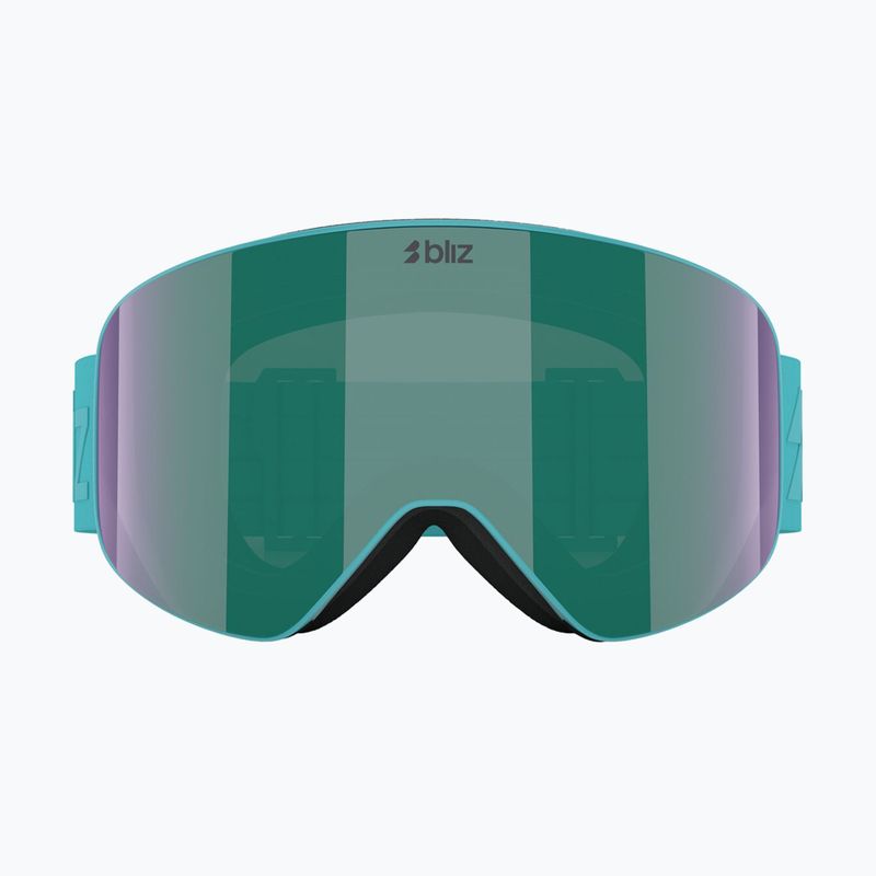 Ski goggles Bliz Flow matte turquoise/brown/green multi 2