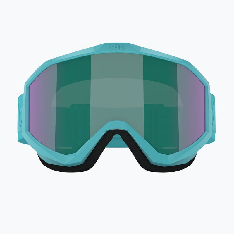 Children's ski goggles Bliz Liner Jr matte turquoise/brown/green multi 2