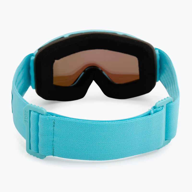 Children's ski goggles Bliz Pixie Jr matte turquoise/brown/green multi 3
