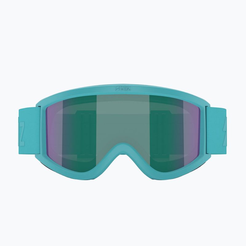 Children's ski goggles Bliz Pixie Jr matte turquoise/brown/green multi 2