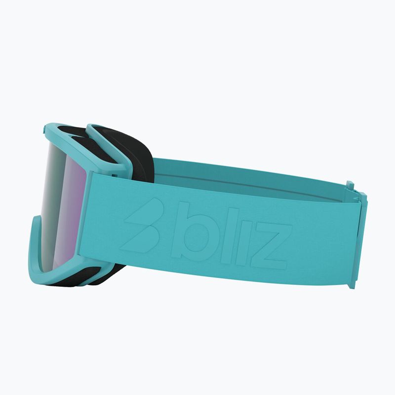 Children's ski goggles Bliz Pixie Jr matte turquoise/brown/green multi 4