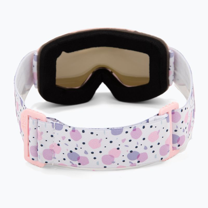 Children's ski goggles Bliz Pixie Jr matte pink/brown/pink multi 3