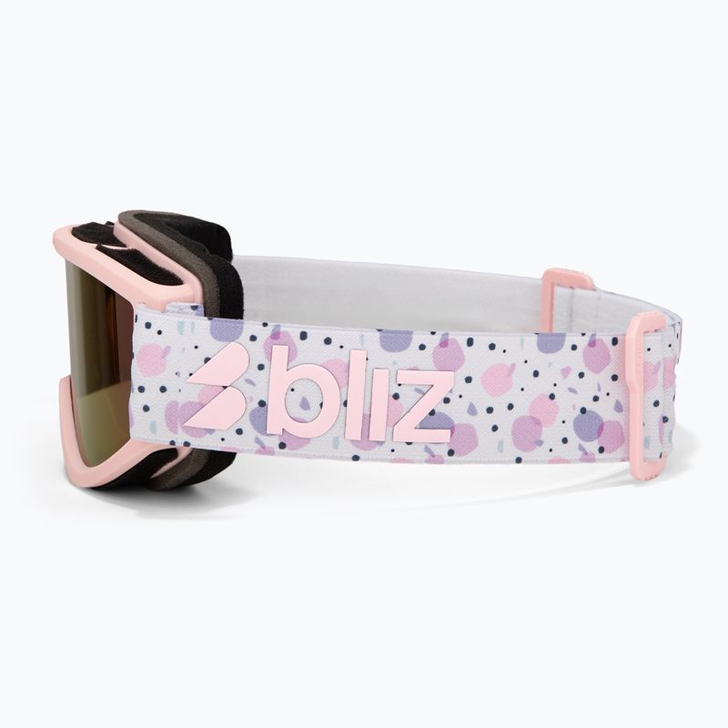 Children's ski goggles Bliz Pixie Jr matte pink/brown/pink multi 4