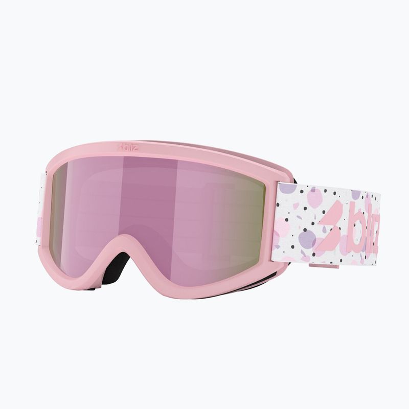 Children's ski goggles Bliz Pixie Jr matte pink/brown/pink multi 2