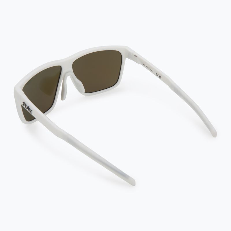 Bliz A001 matte white/grey blue multi sunglasses 2