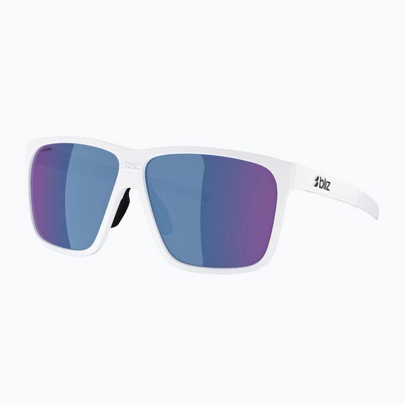 Bliz A001 matte white/grey blue multi sunglasses