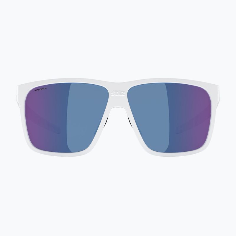 Bliz A001 matte white/grey blue multi sunglasses 2