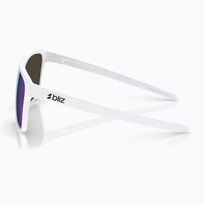 Bliz A001 matte white/grey blue multi sunglasses 5