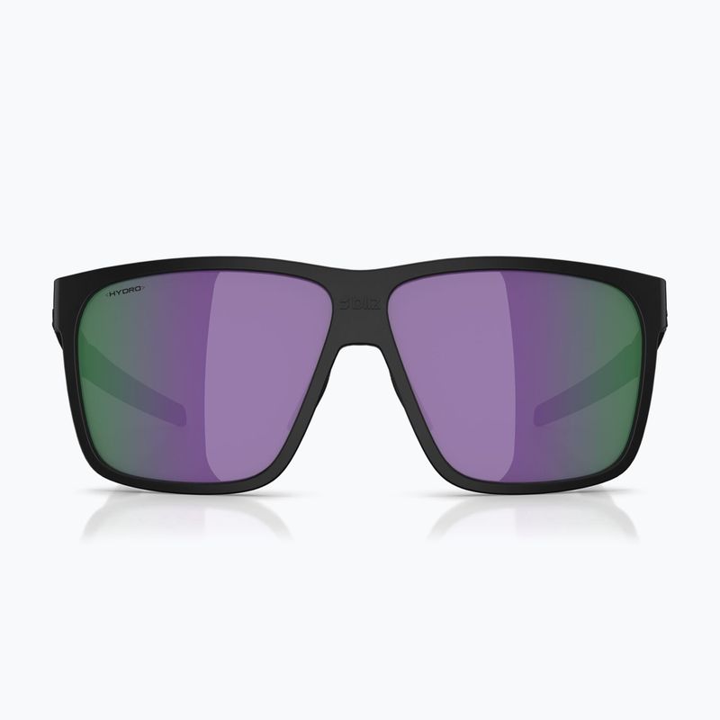 Bliz A001 matte black/brown purple multi sunglasses 2