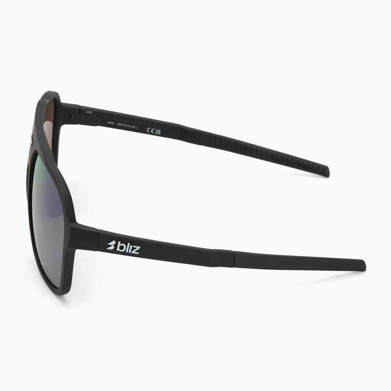 Bliz A002 matte black/brown purple multi sunglasses 3